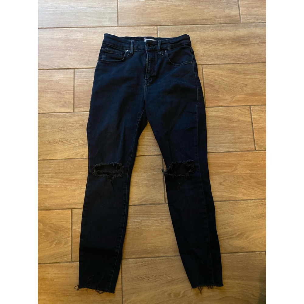 Good American Dark Blue Jeans